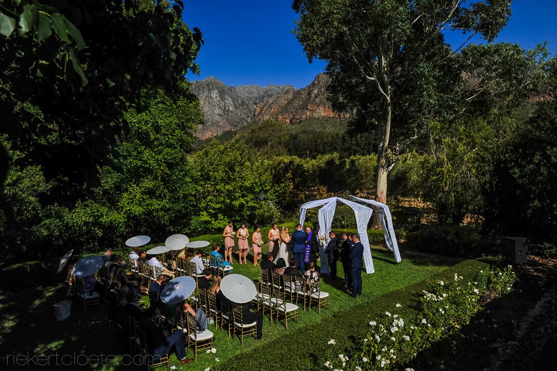 Mountain Shadow wedding ceremony