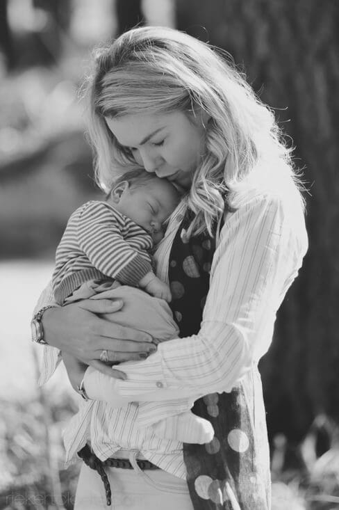 Kiss on the forehead