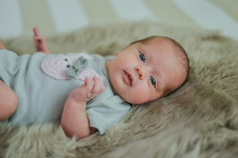 Baby looking at camera