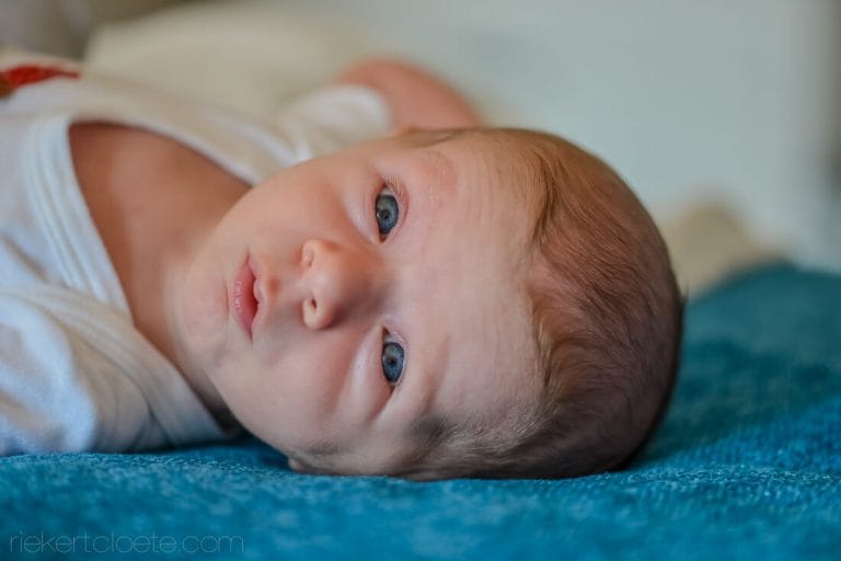 baby looking at camera