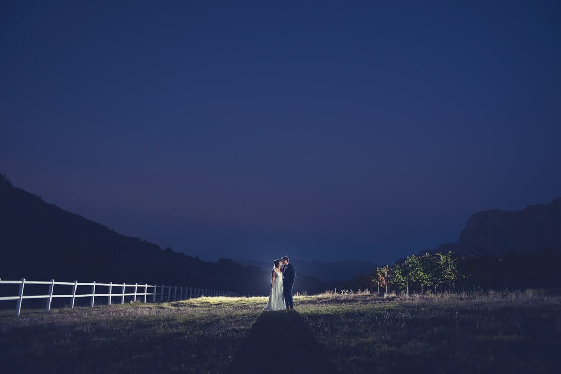 Zorgvliet night wedding Night shot