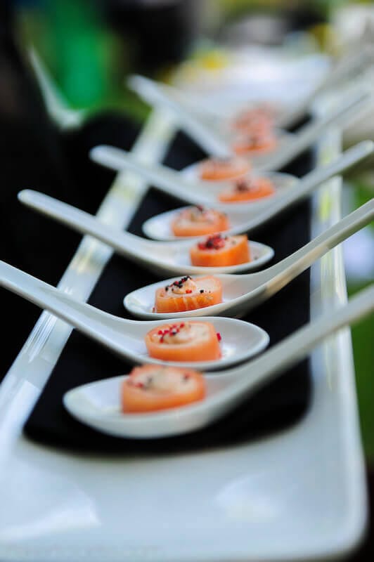 Sushi on spoon