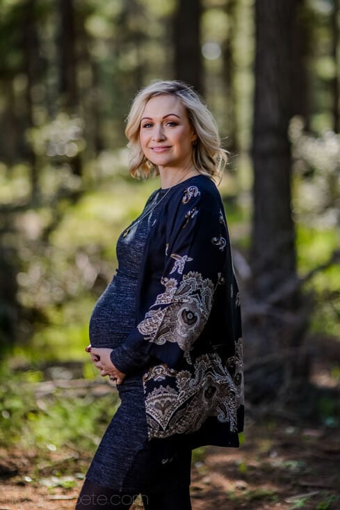 Mom looking at camera