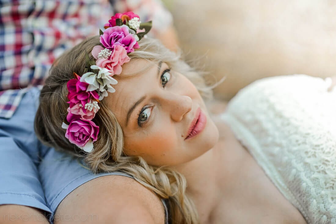 Mom at camera looking