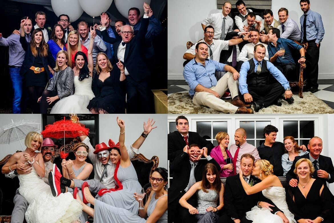 Another four Photos of people in photo corner