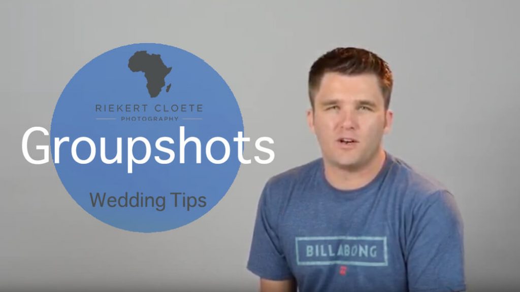 Wedding tips - Groupshots