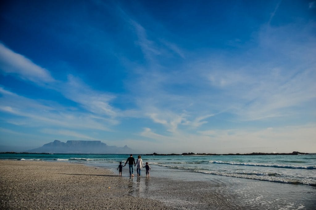 Table mountain in the background