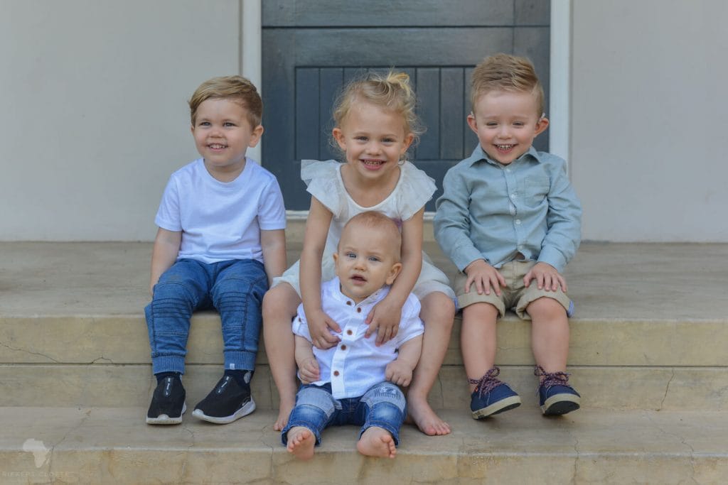 four kids