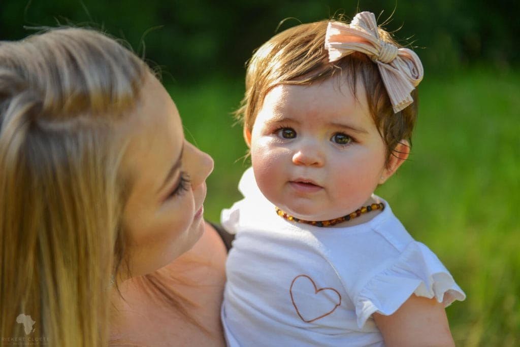 Mom looking at Daughter