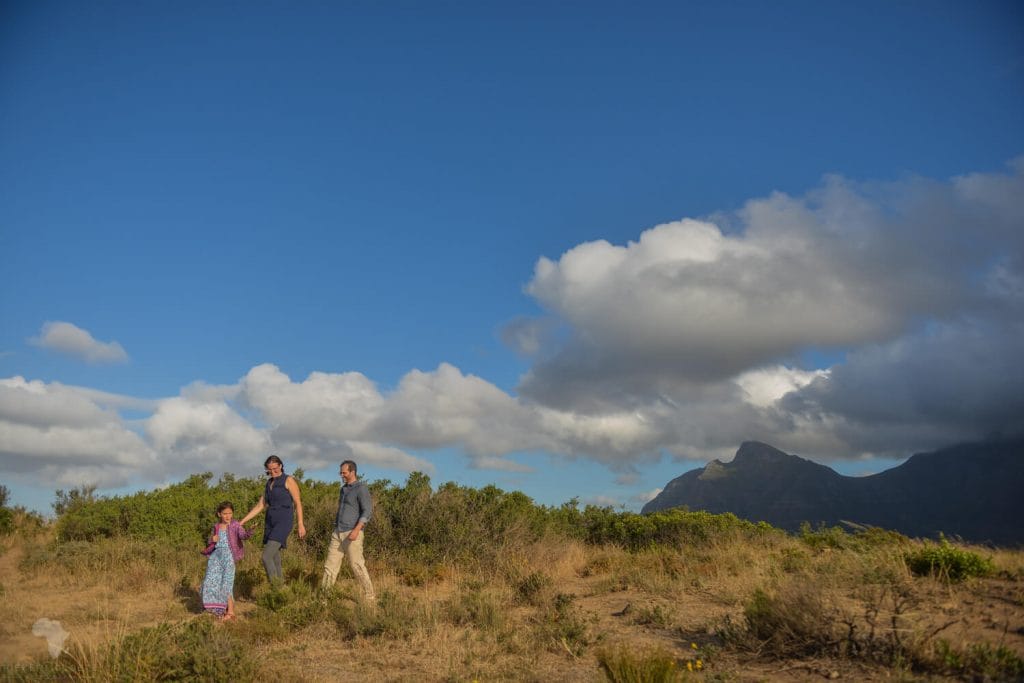 Walking at Table mountain