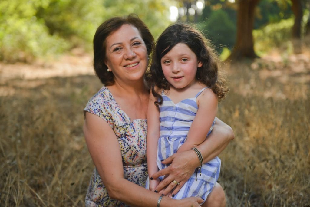 Grandma and daughter