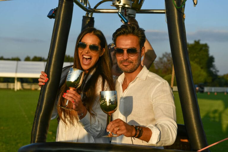 Couple in Air balloon