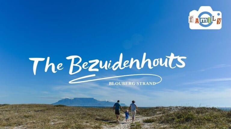 Family during family photography session at Blouberg