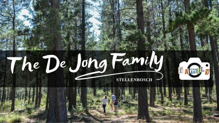 FAmily shoot in STellenbosch forrest