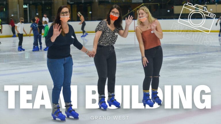 Three girls on ice