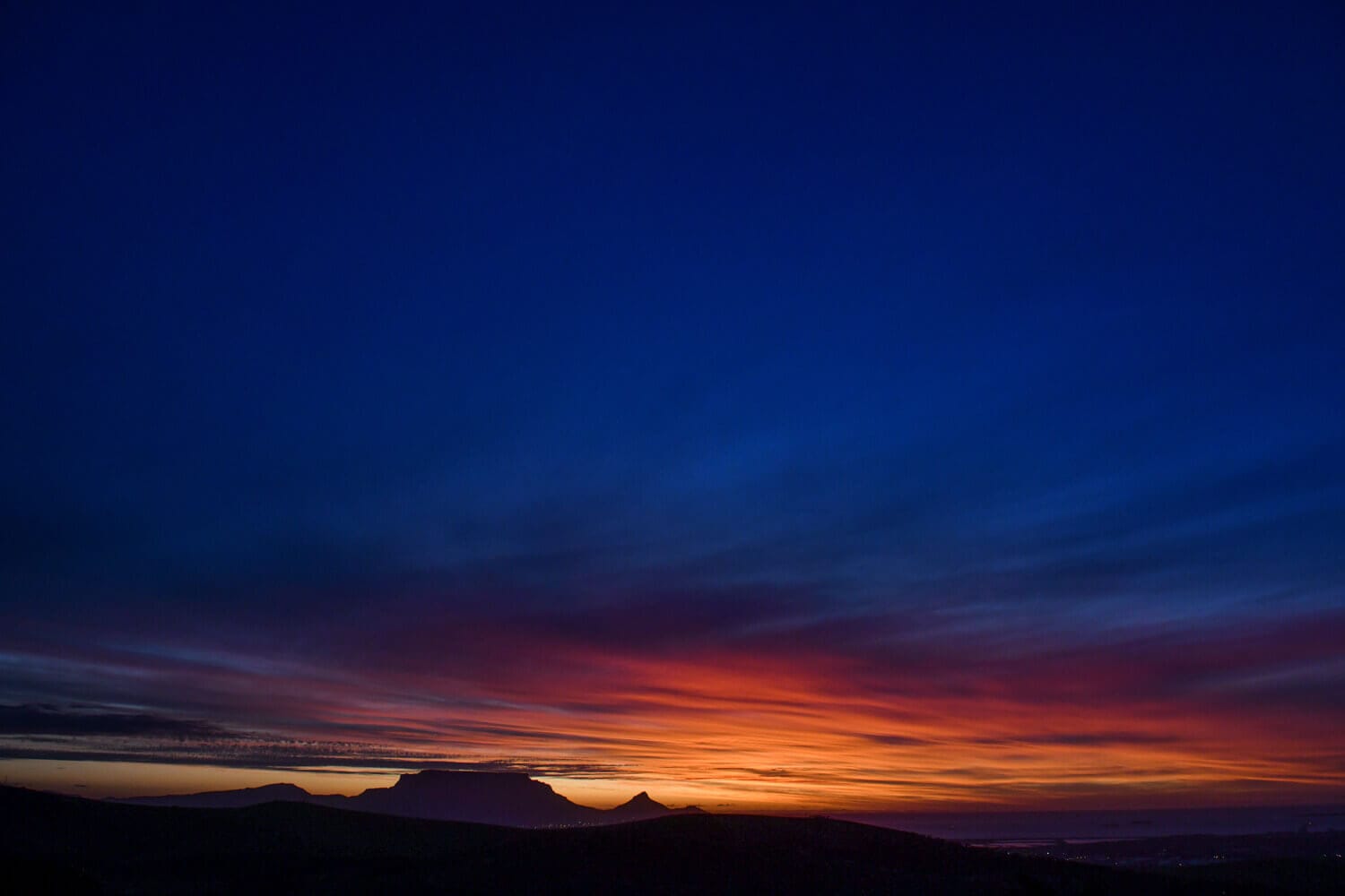 Cape Town Photograph of sunset