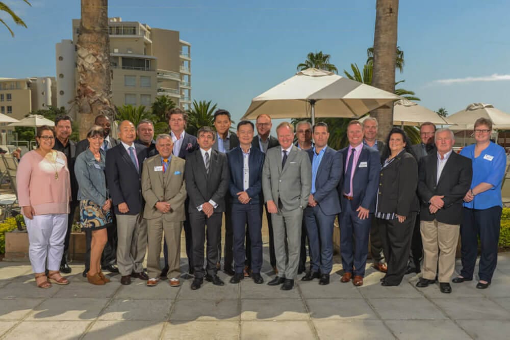 Big group shot delegation in Cape town