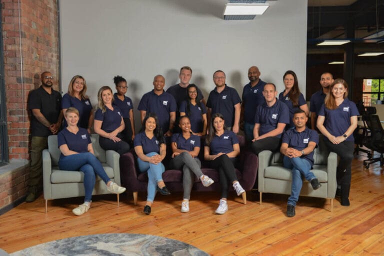 Staff group photo in Cape town