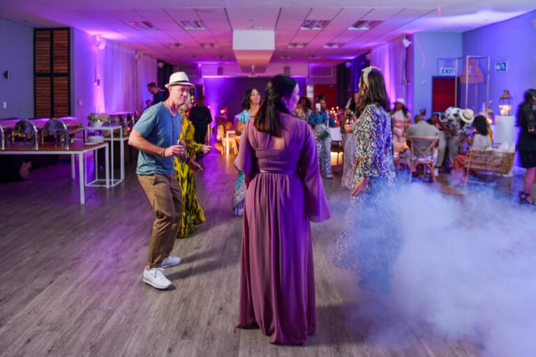 people dancing at end of year function