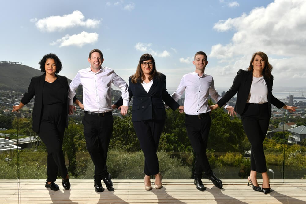 5 people group photo