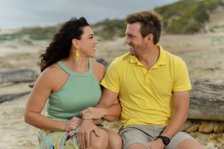 couple photo during family photo