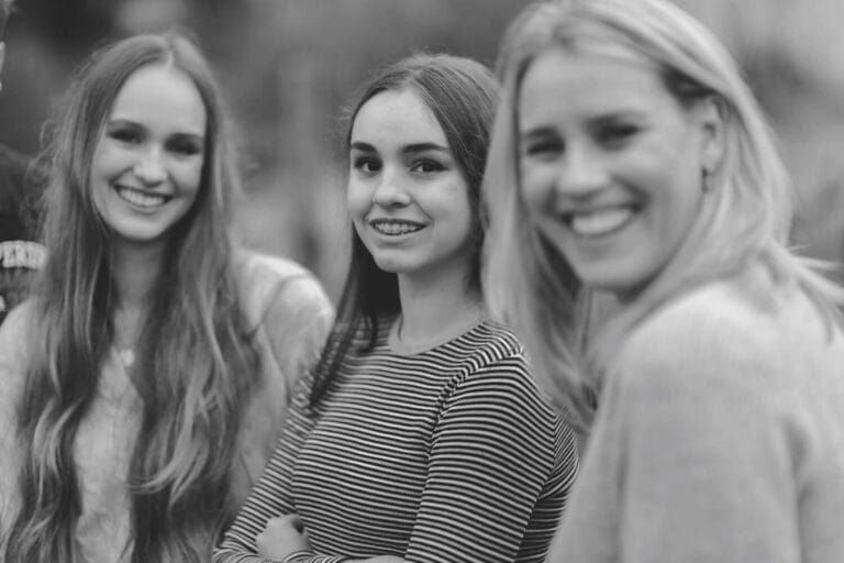 Girl looking at camera