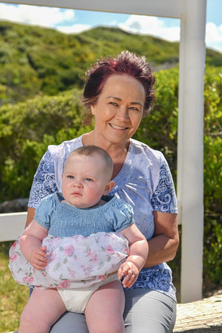 Grandma and grand kids