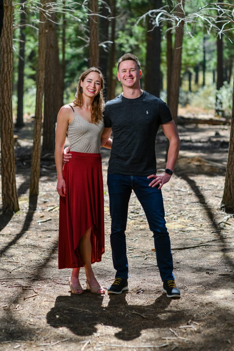 Couple standing