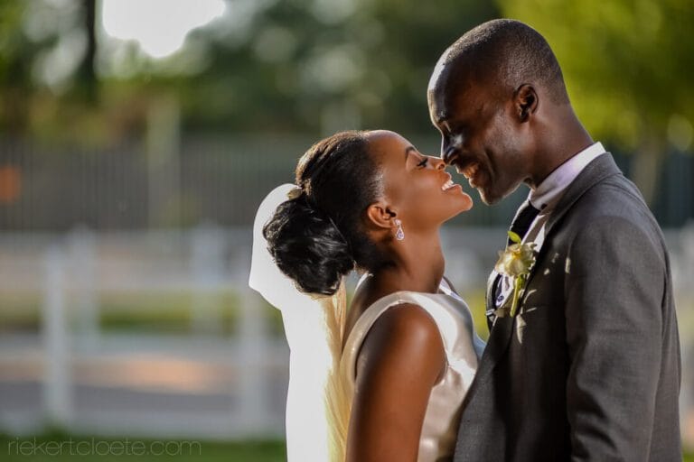 Cool moment at wedding in Val De vie