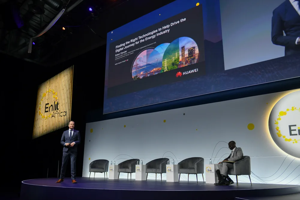 CTICC conference keynote speaker with engaged audience