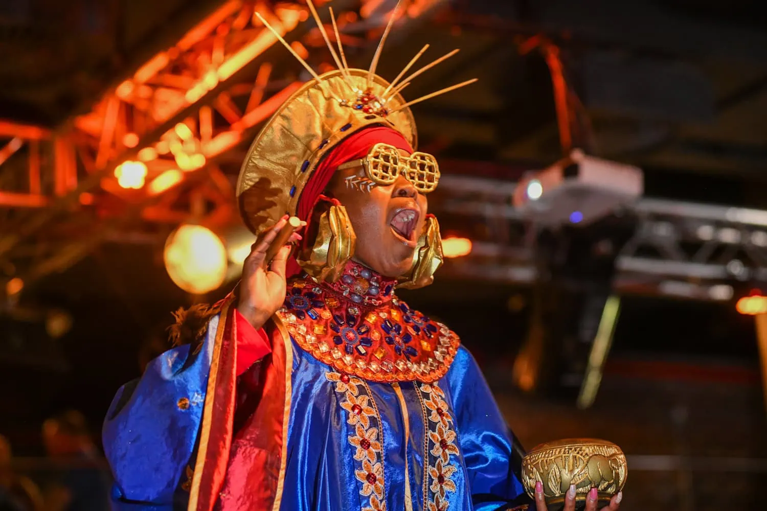 Final Day 2 B PM + Gold Event L 304 vibrant carnival performer costume