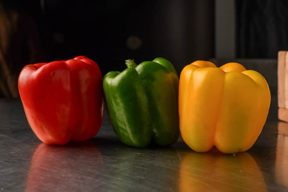 colourful bell peppers fresh produce food photography western cape