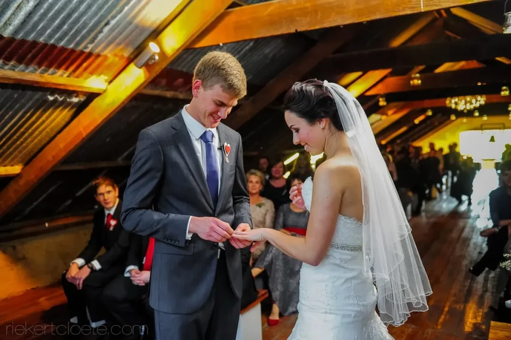 401 Rosendal paarl wedding ring exchange rustic barn ceremony