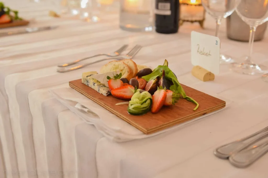 blue cheese board fig strawberry wedding