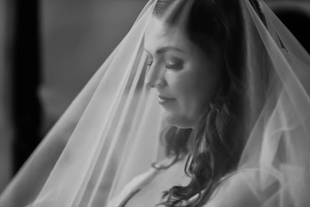 bride veil soft light serene portrait durbanville