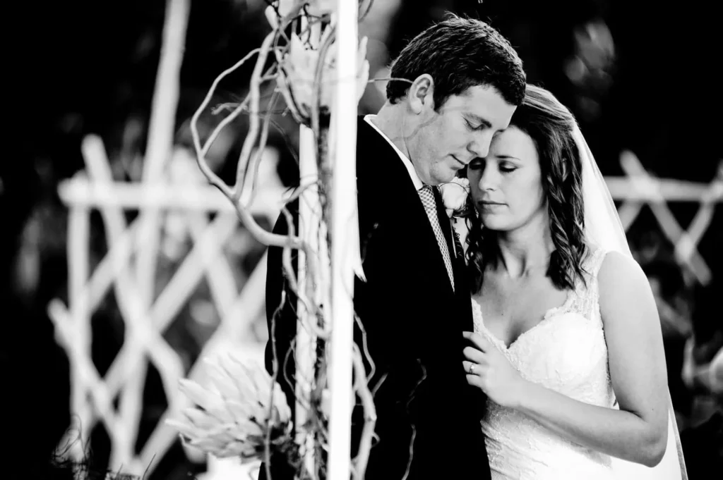 couple intimate moment towerbos stellenbosch ceremony