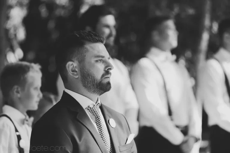 groom waiting altar emotional ceremony moment