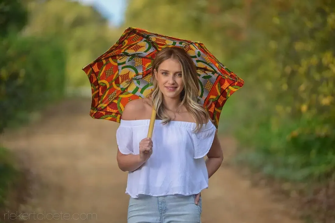 headshot photographer cape town model horizontal 27 woman cheerful umbrella