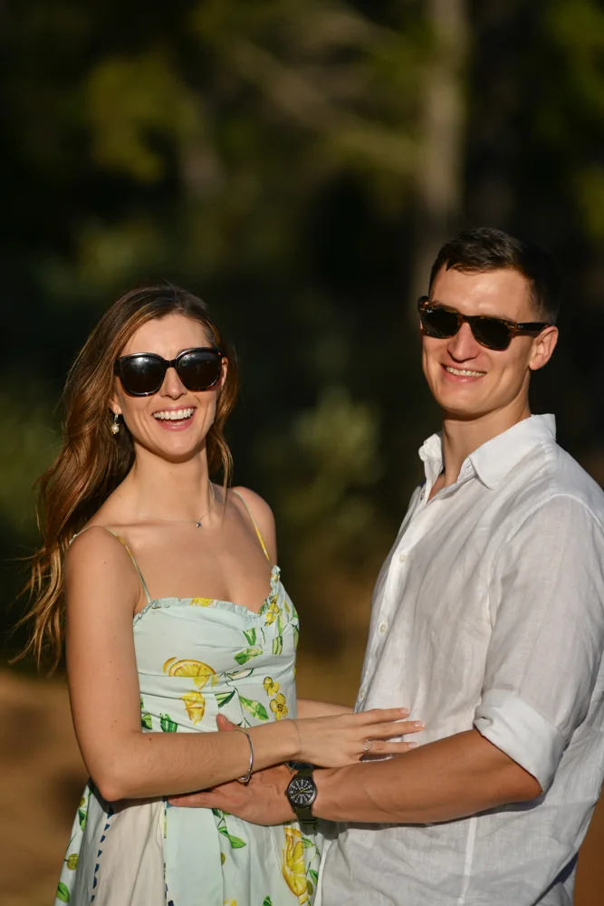 Cape Town proposal couple portrait