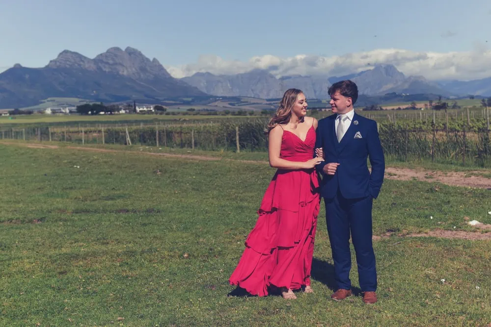 Matric farewell shoot at Koelenhof