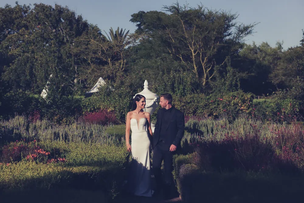 Steenberg couple colourful garden flower beds – Steenberg Hotel, Cape Town