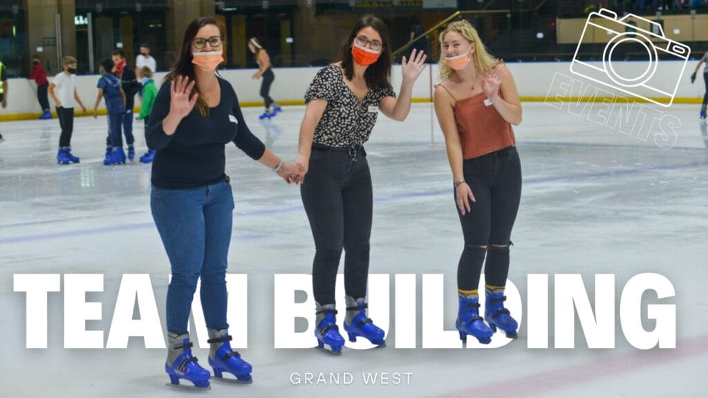 Three girls on ice